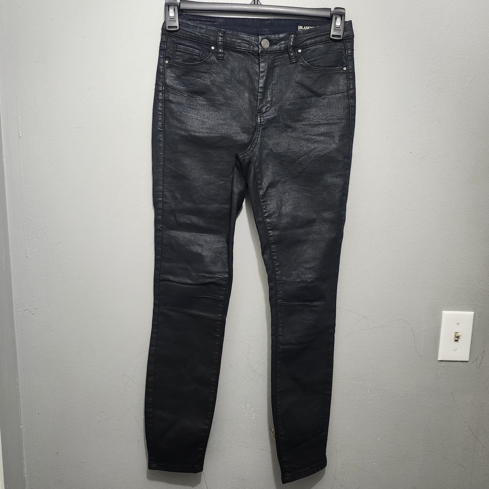 Blank NYC The Bond  Black Coated Jeans Size 27